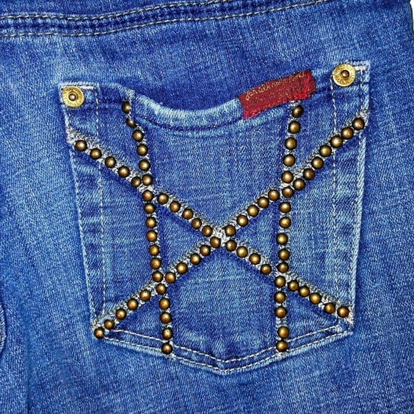 7 For All Mankind Denim - 7 FOR ALL MANKIND Bootcut Dojo jeans embellished